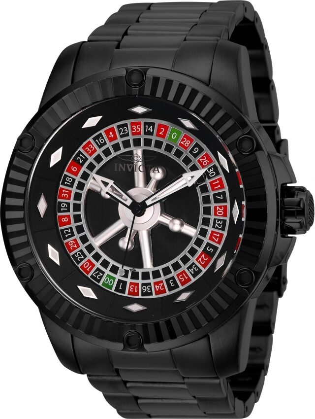 Invicta Specialty Casino Automatic Black Dial Men's Watch #28712 - Watches of America