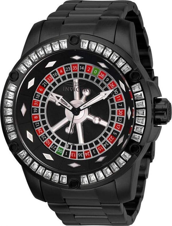 Invicta Specialty Casino Automatic Black Dial Men's Watch #28715 - Watches of America