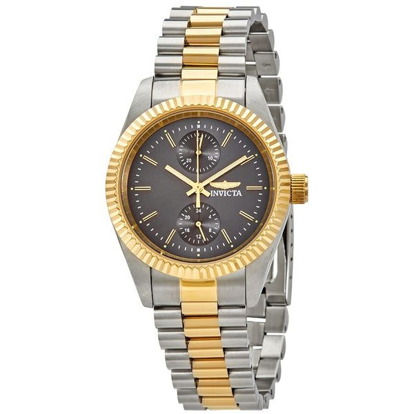 Invicta Specialty Charcoal Dial Two-tone Ladies Watch #29439 - Watches of America