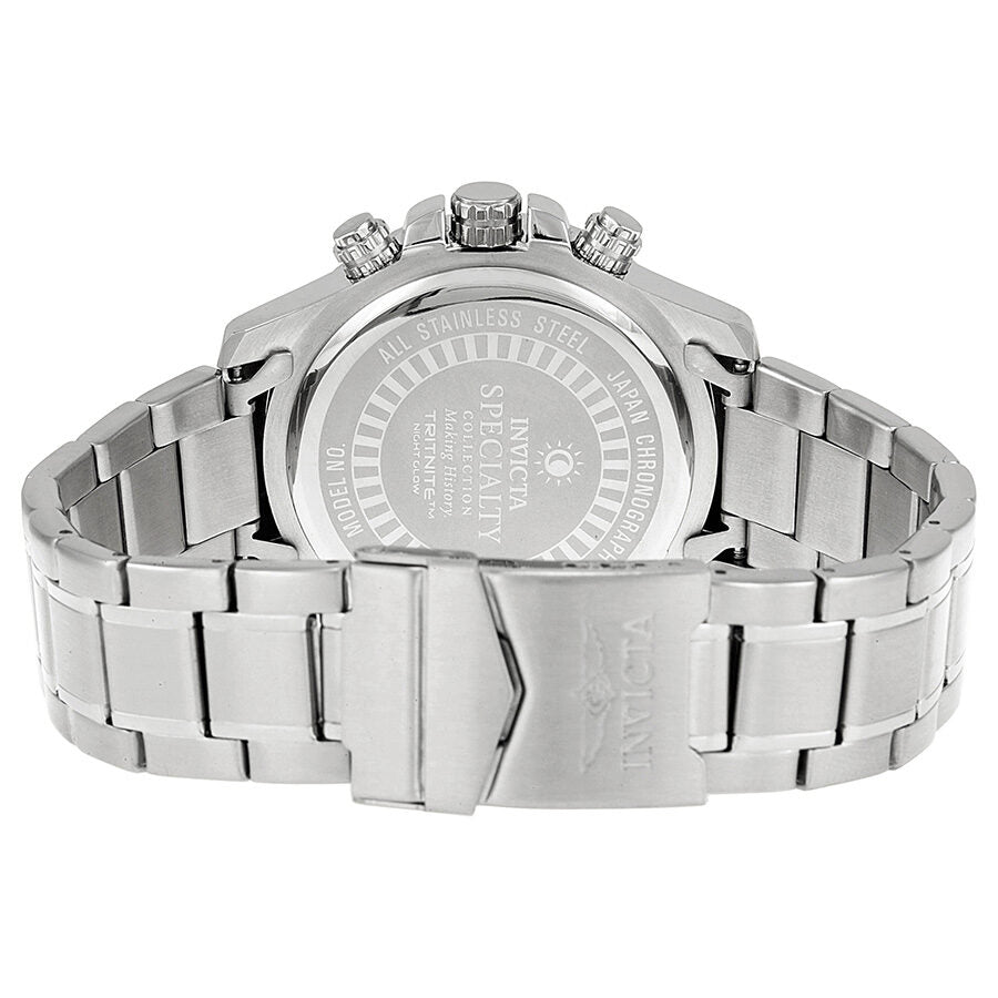 Invicta Specialty Chronograph Black Dial Stainless Steel Men's Watch #14875 - Watches of America #3