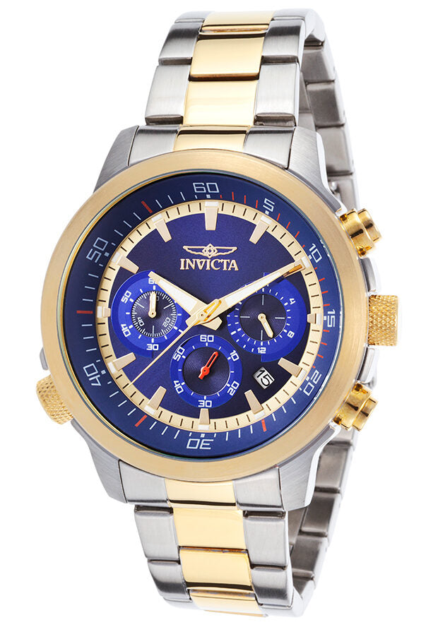 Invicta Specialty Chronograph Blue Dial Men's Watch #19399 - Watches of America