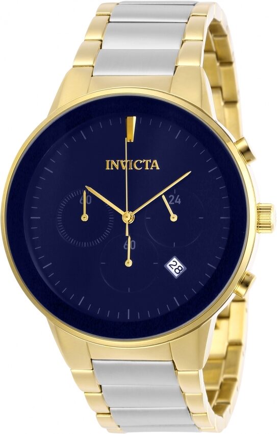 Invicta Specialty Chronograph Blue Dial Two-tone Men's Watch #29479 - Watches of America