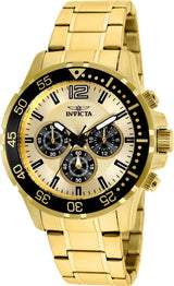 Invicta Specialty Chronograph Gold Dial Men's Watch #25754 - Watches of America