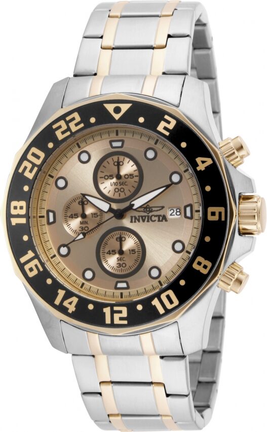 Invicta Specialty Chronograph Gold Dial Men's Watch #15940 - Watches of America