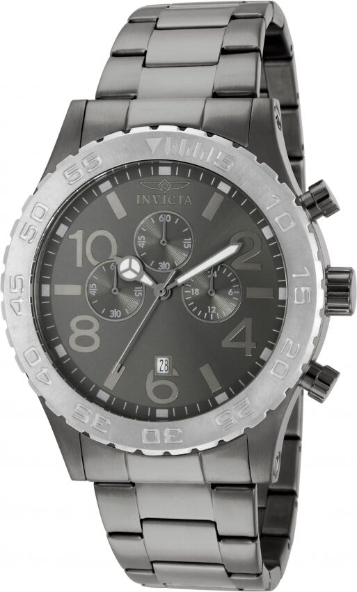 Invicta Specialty Chronograph Gunmetal Dial Men's Watch #15164 - Watches of America