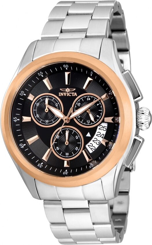 Invicta Specialty Chronograph Quartz Black Dial Men's Watch #30815 - Watches of America
