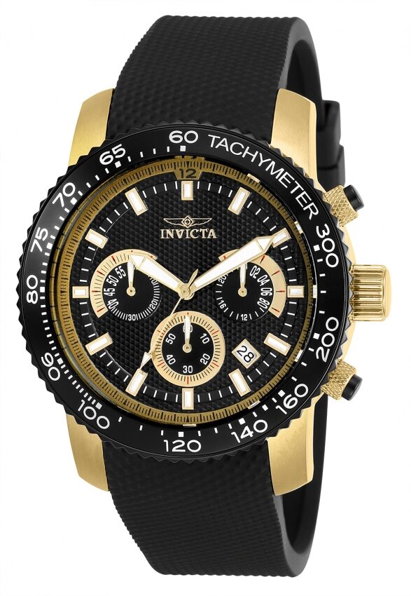 Invicta Specialty Chronograph Quartz Black Dial Men's Watch #17774 - Watches of America