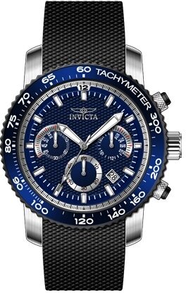 Invicta Specialty Chronograph Quartz Blue Dial Men's Watch #11292 - Watches of America