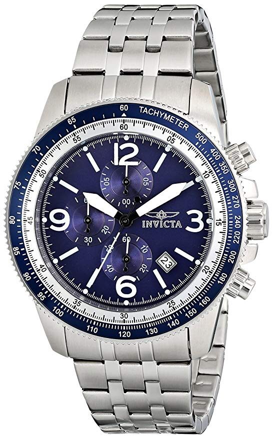 Invicta Specialty Chronograph Quartz Blue Dial Men's Watch #13961 - Watches of America