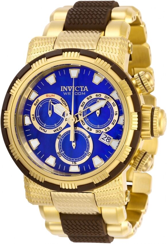 Invicta Specialty Chronograph Quartz Blue Mother of Pearl Dial Men's Watch #28802 - Watches of America