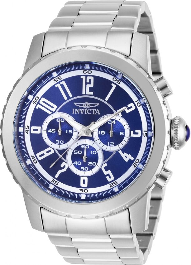 Invicta Specialty Chronograph Quartz Blue Dial Men's Watch #19464 - Watches of America