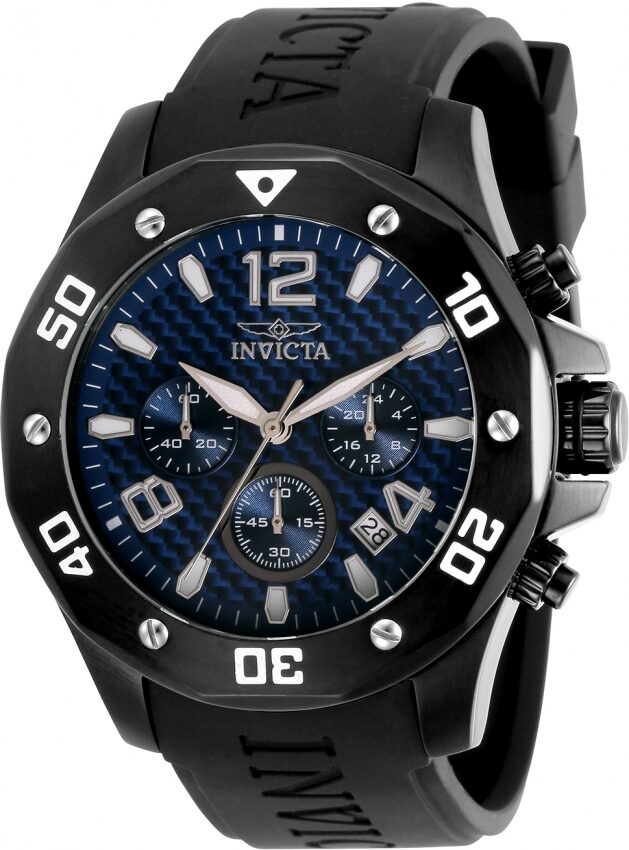 Invicta Specialty Chronograph Quartz Dark Blue Dial Men's Watch #31212 - Watches of America