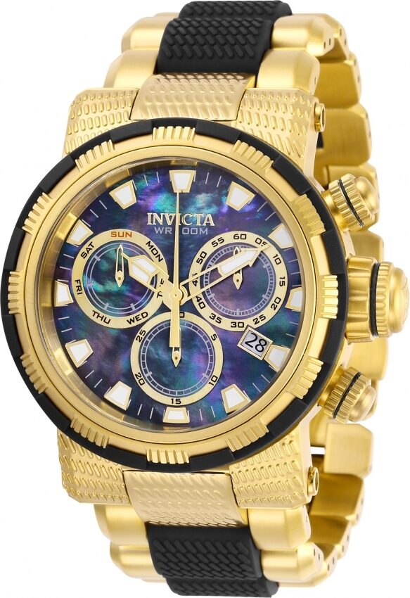 Invicta Specialty Chronograph Black Mother of Pearl Dial Men's Watch #28799 - Watches of America