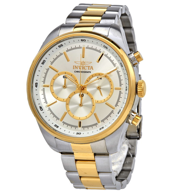 Invicta Specialty Chronograph Quartz Silver Dial Men's Watch #29166 - Watches of America