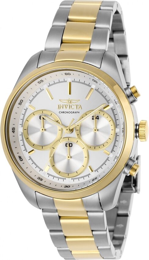 Invicta Specialty Chronograph Quartz Silver-tone Dial Ladies Watch #29265 - Watches of America