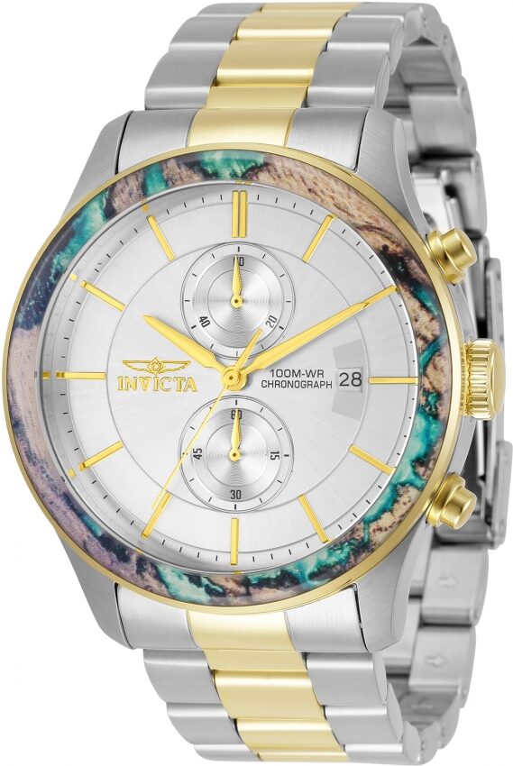 Invicta Specialty Chronograph Quartz White Dial Men's Watch #34061 - Watches of America