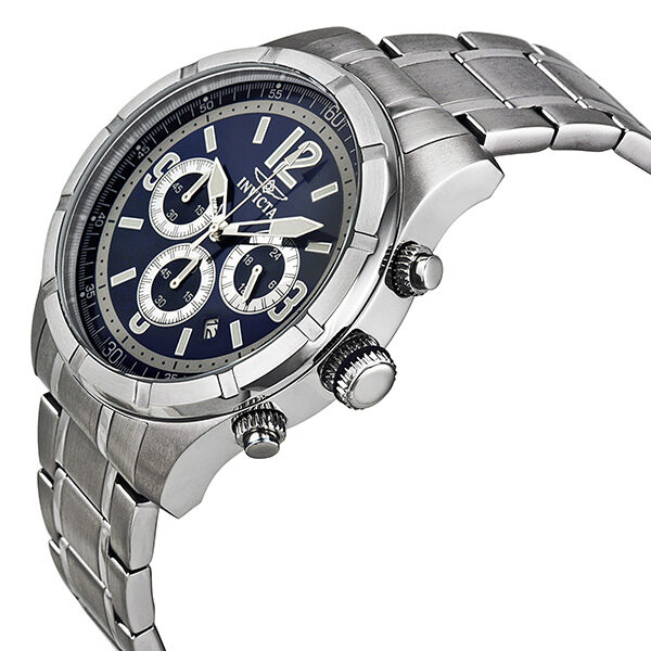 Invicta Specialty Classic Chronograph Blue Dial Men's Watch #11372 - Watches of America #2