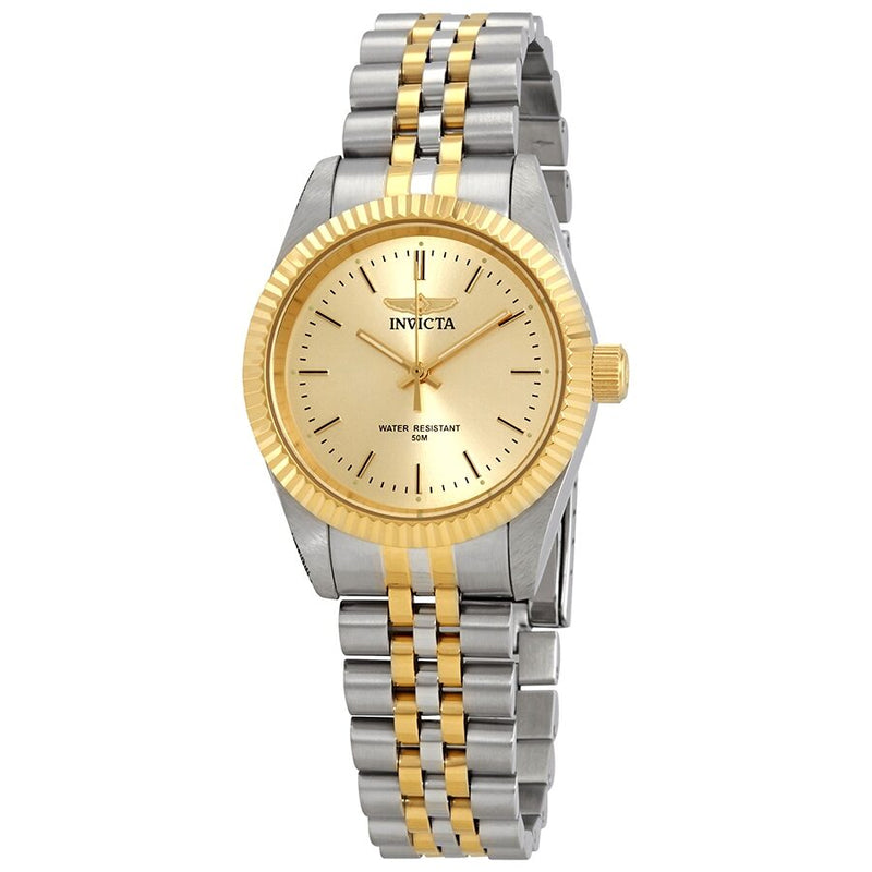 Invicta Specialty Gold Dial Two-tone Ladies Watch #29405 - Watches of America