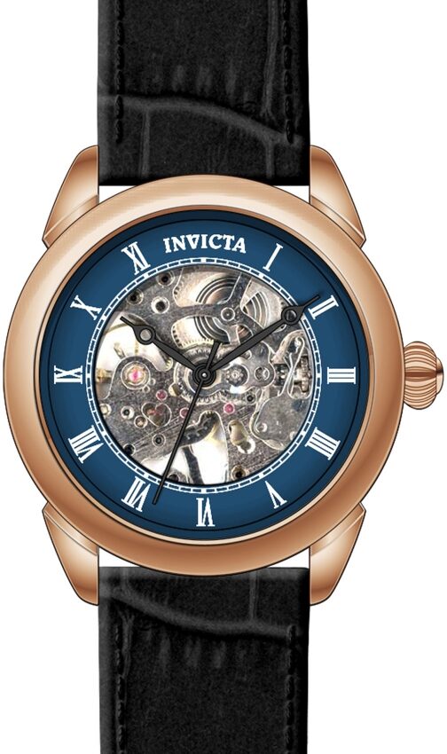 Invicta Specialty Mechanical Blue Skeleton Dial Men's Watch #23538 - Watches of America