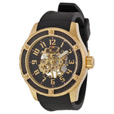 Invicta Specialty Mechanical Skeleton Dial Black Silicone Men's Watch #16279 - Watches of America