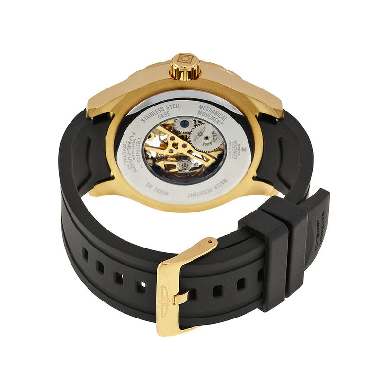 Invicta Specialty Mechanical Skeleton Dial Black Silicone Men's Watch #16279 - Watches of America #3