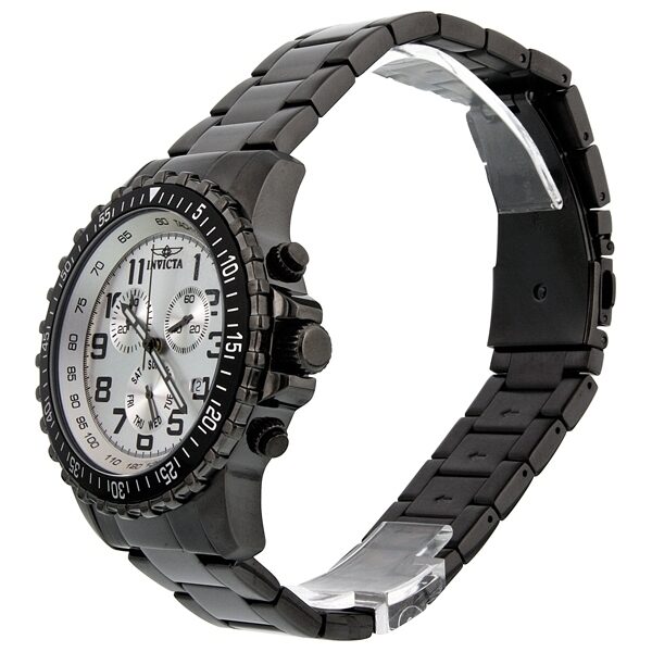 Invicta Specialty Pilot Chronograph Silver Dial Men's Watch #11370 - Watches of America #4