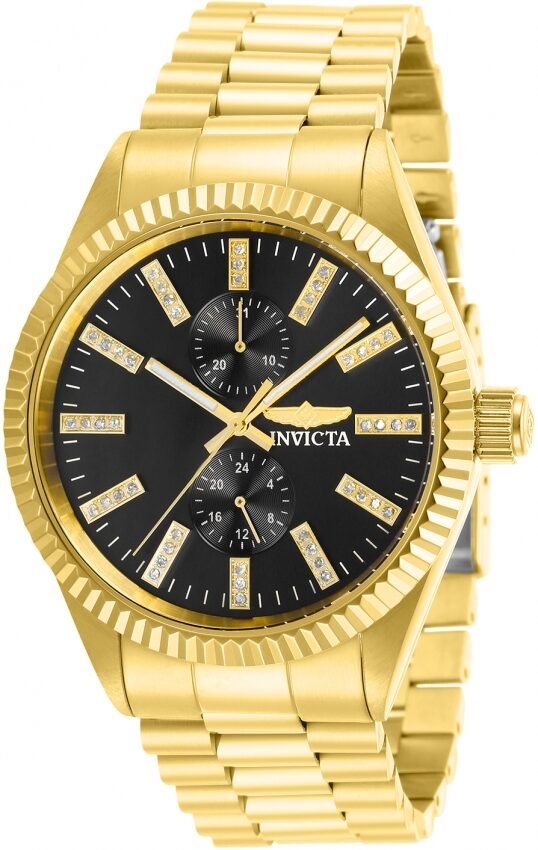 Invicta Specialty Quartz Black Dial Men's Watch #29869 - Watches of America