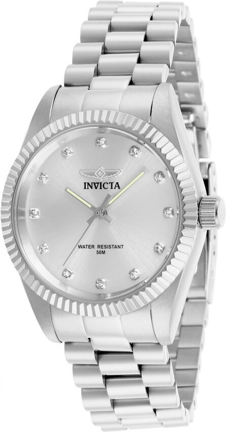 Invicta Specialty Quartz Crystal Silver Dial Ladies Watch #29507 - Watches of America