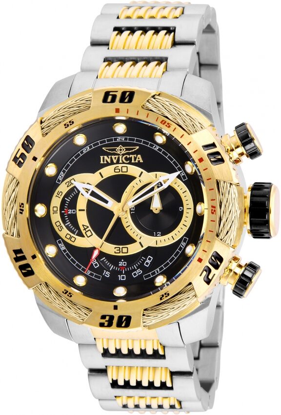 Invicta Speedway Black Dial Chronograph Men's Watch #25481 - Watches of America