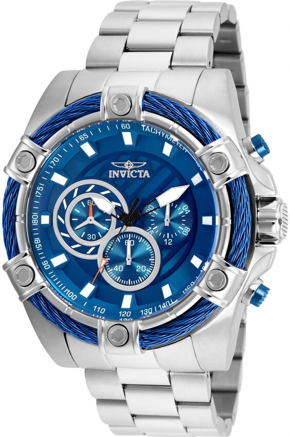 Invicta Speedway Blue Dial Chronograph Men's Watch #25513 - Watches of America
