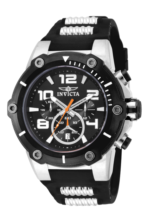 Invicta Speedway Chronograph Black Dial Men's Watch #19526 - Watches of America