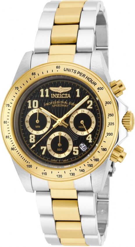 Invicta Speedway Chronograph Black Dial Men's Watch #17027 - Watches of America