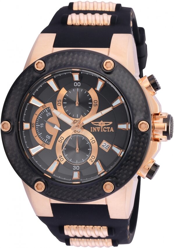 Invicta Speedway Chronograph Black Dial Men's Watch #22402 - Watches of America