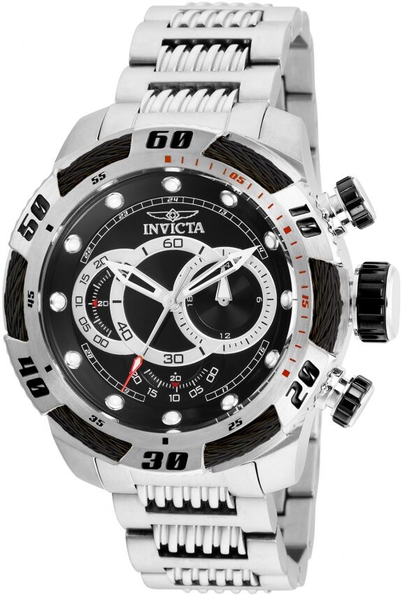 Invicta Speedway Chronograph Black Dial Men's Watch #25478 - Watches of America