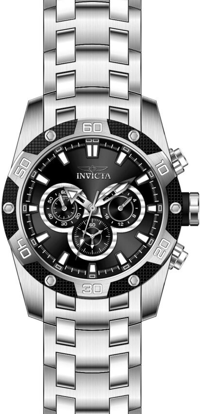 Invicta Speedway Chronograph Black Dial Men's Watch #25838 - Watches of America