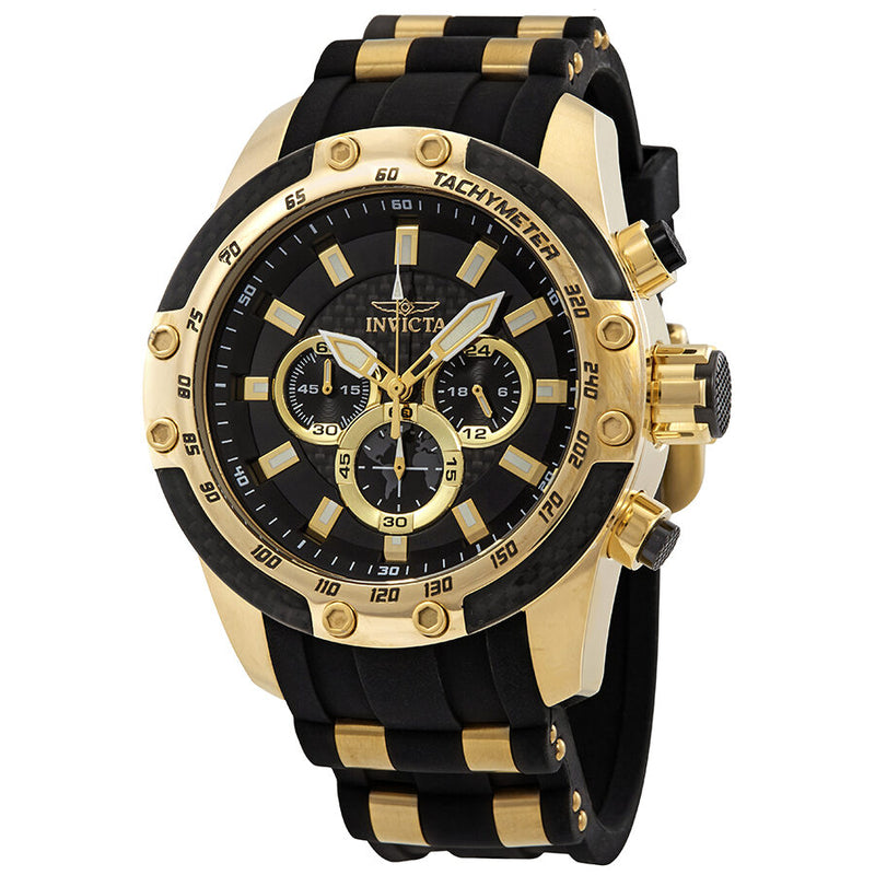 Invicta Speedway Chronograph Black Dial Men's Watch #25940 - Watches of America