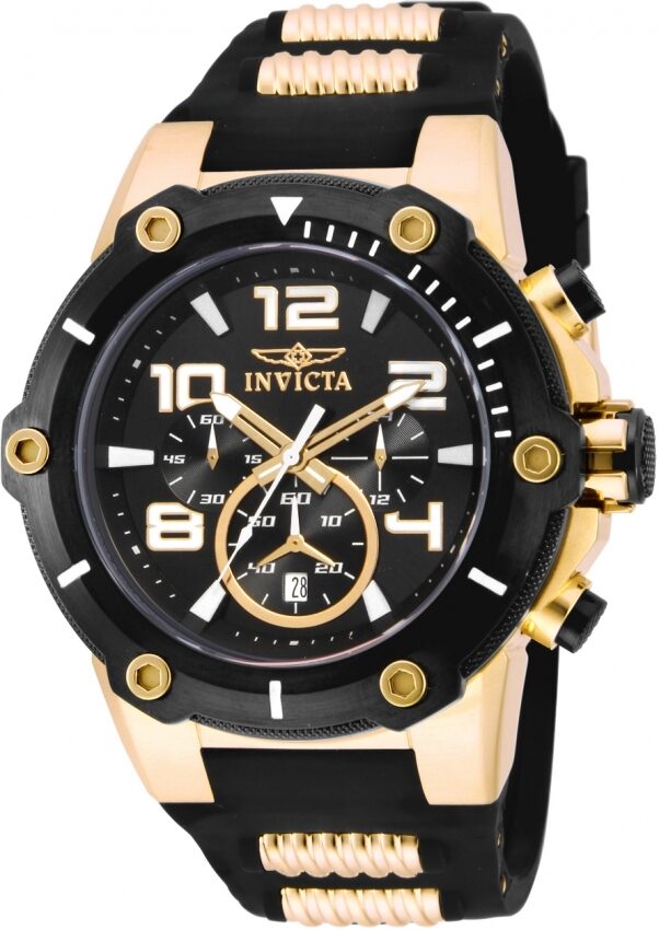 Invicta Speedway Chronograph Black Dial Men's Watch #17200 - Watches of America