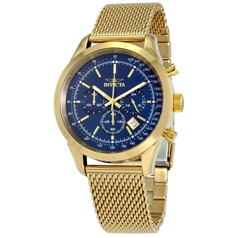 Invicta Speedway Chronograph Blue Dial Men's Watch #25224 - Watches of America