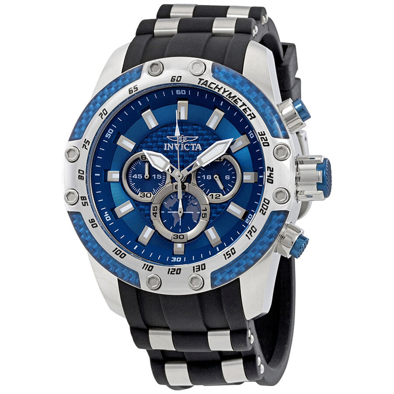 Invicta Speedway Chronograph Blue Dial Men's Watch #25935 - Watches of America