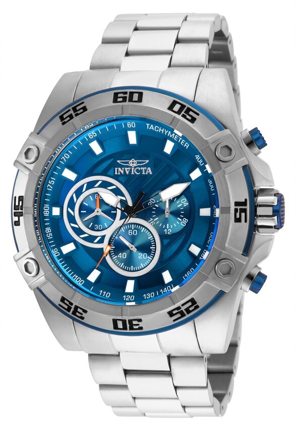 Invicta Speedway Chronograph Blue Dial Men's Watch #25534 - Watches of America