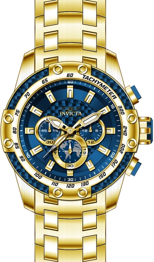 Invicta Speedway Chronograph Blue Dial Men's Watch #25945 - Watches of America