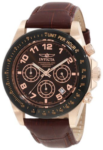 Invicta Speedway Chronograph Brown Dial Men's Watch #10712 - Watches of America