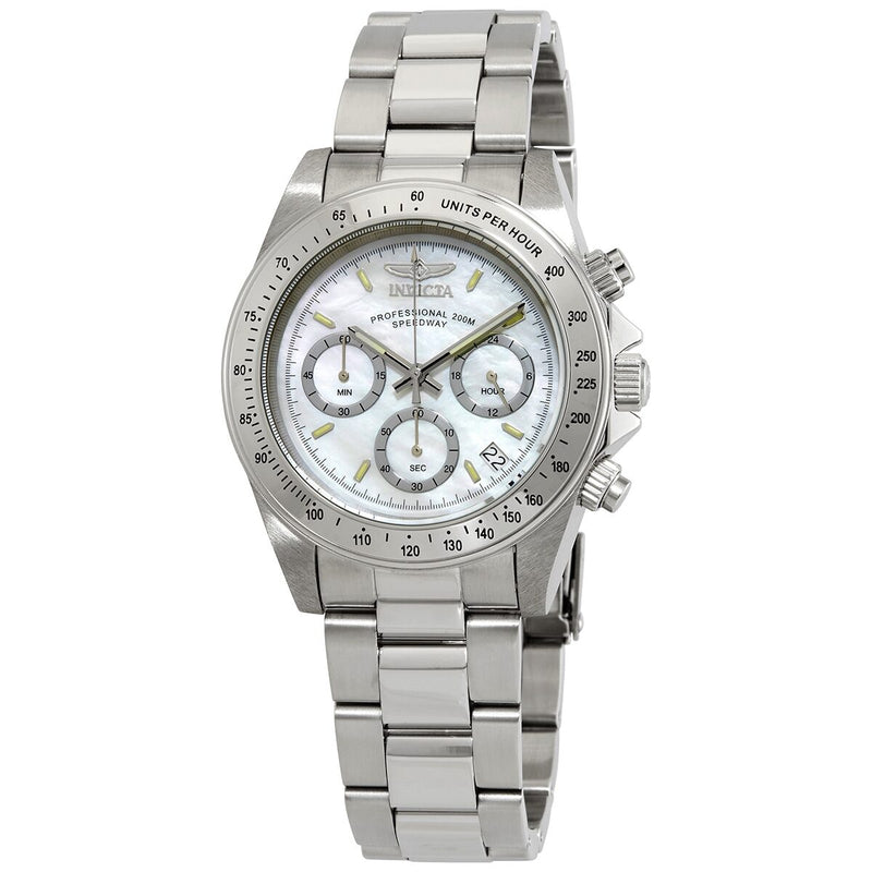 Invicta Speedway Chronograph Mother of Pearl Dial Men's Watch #24768 - Watches of America