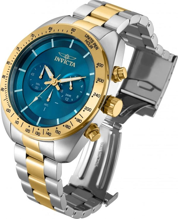 Invicta Speedway Chronograph Quartz Blue Dial Men's Watch #30035 - Watches of America #2