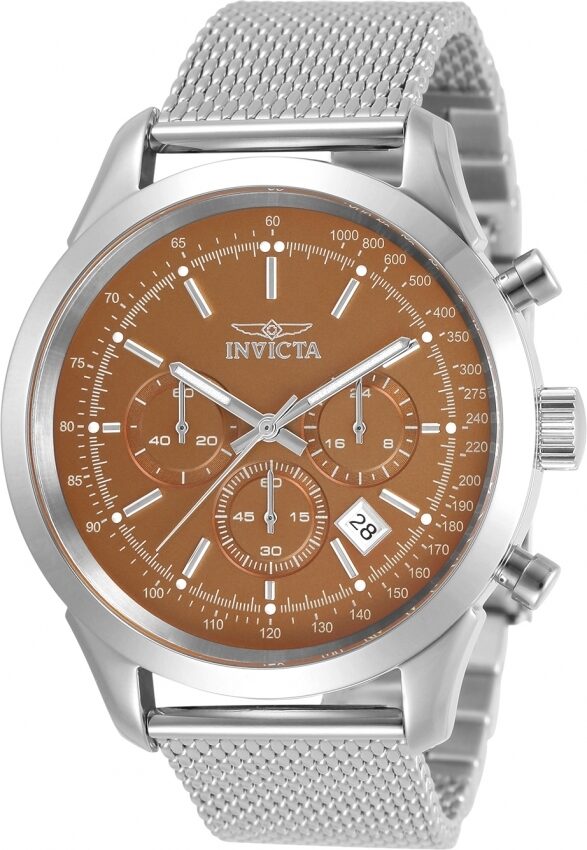 Invicta Speedway Chronograph Quartz Brown Dial Men's Watch #31294 - Watches of America