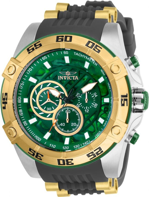 Invicta Speedway Chronograph Quartz Green Dial Men's Watch #27253 - Watches of America