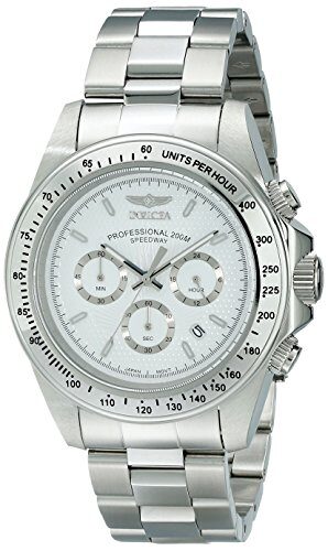 Invicta Speedway Chronograph White Dial Men's Watch #18389 - Watches of America