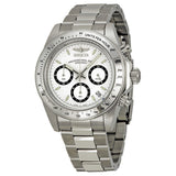 Invicta Speedway Chronograph White Dial Stainless Steel Men's Watch #7025 - Watches of America