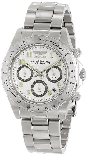 Invicta Speedway Chronograph White Dial Men's Watch #17023 - Watches of America