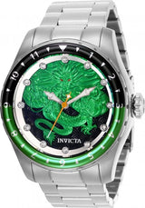 Invicta Speedway Dragon Automatic Crystal Green Dial Men's Watch #28354 - Watches of America